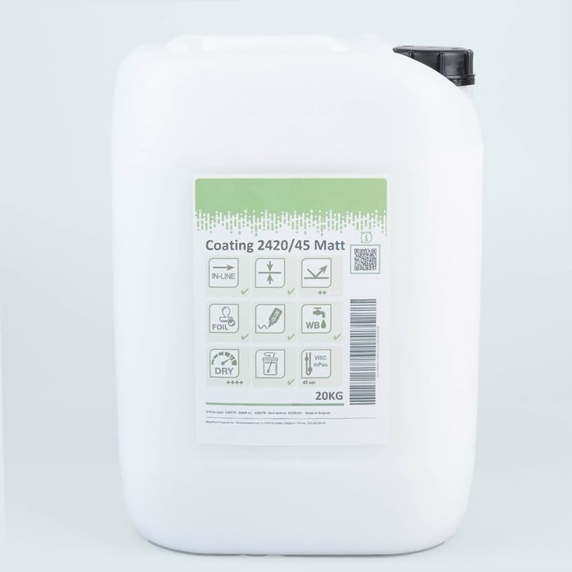 Water-based overprint varnish